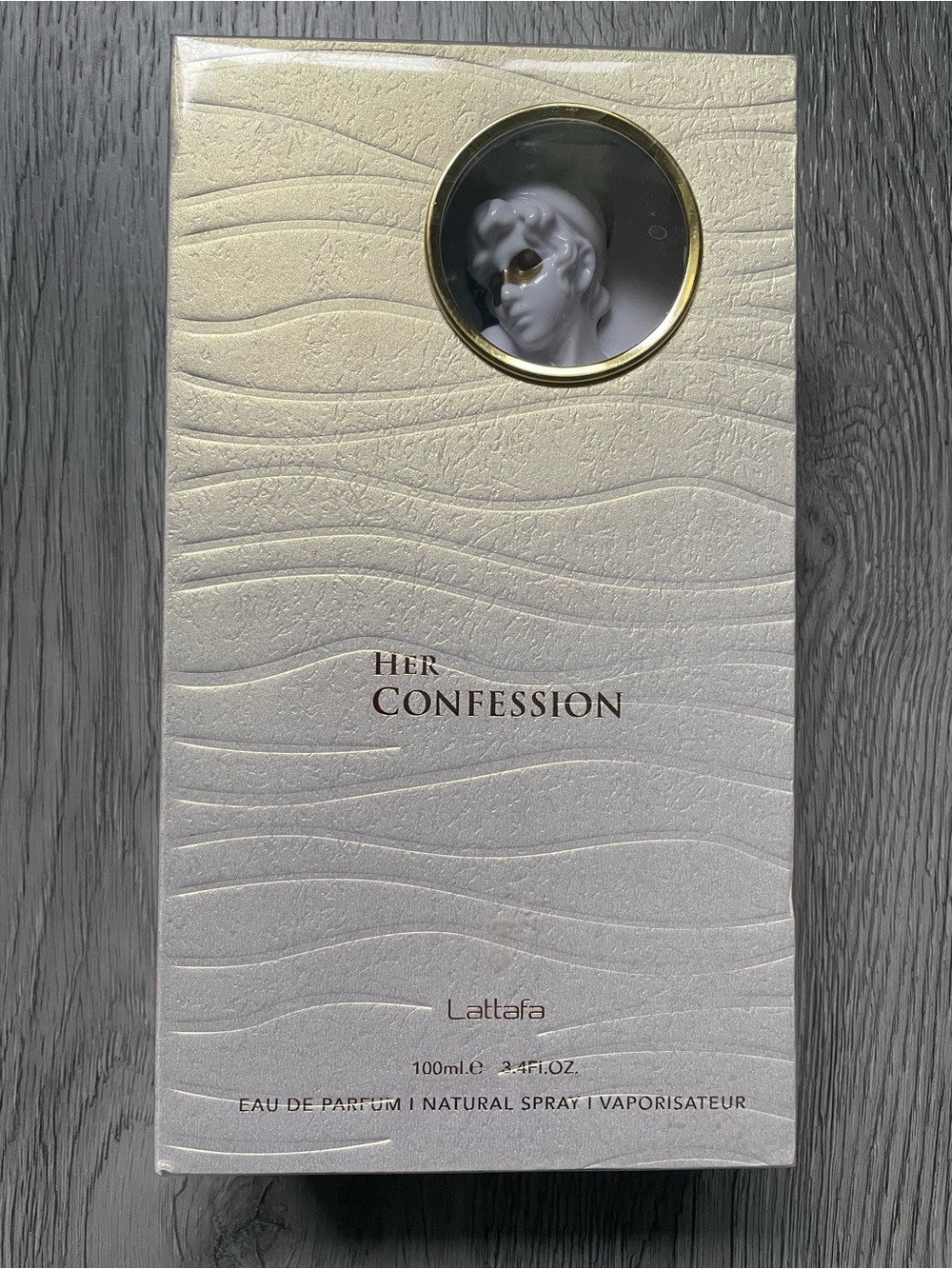 Lattafa Her Confession  - Cream/Gold Box